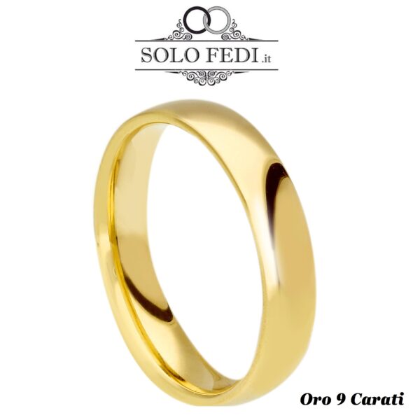 Fede Fascia Larga ORO 9 Kt