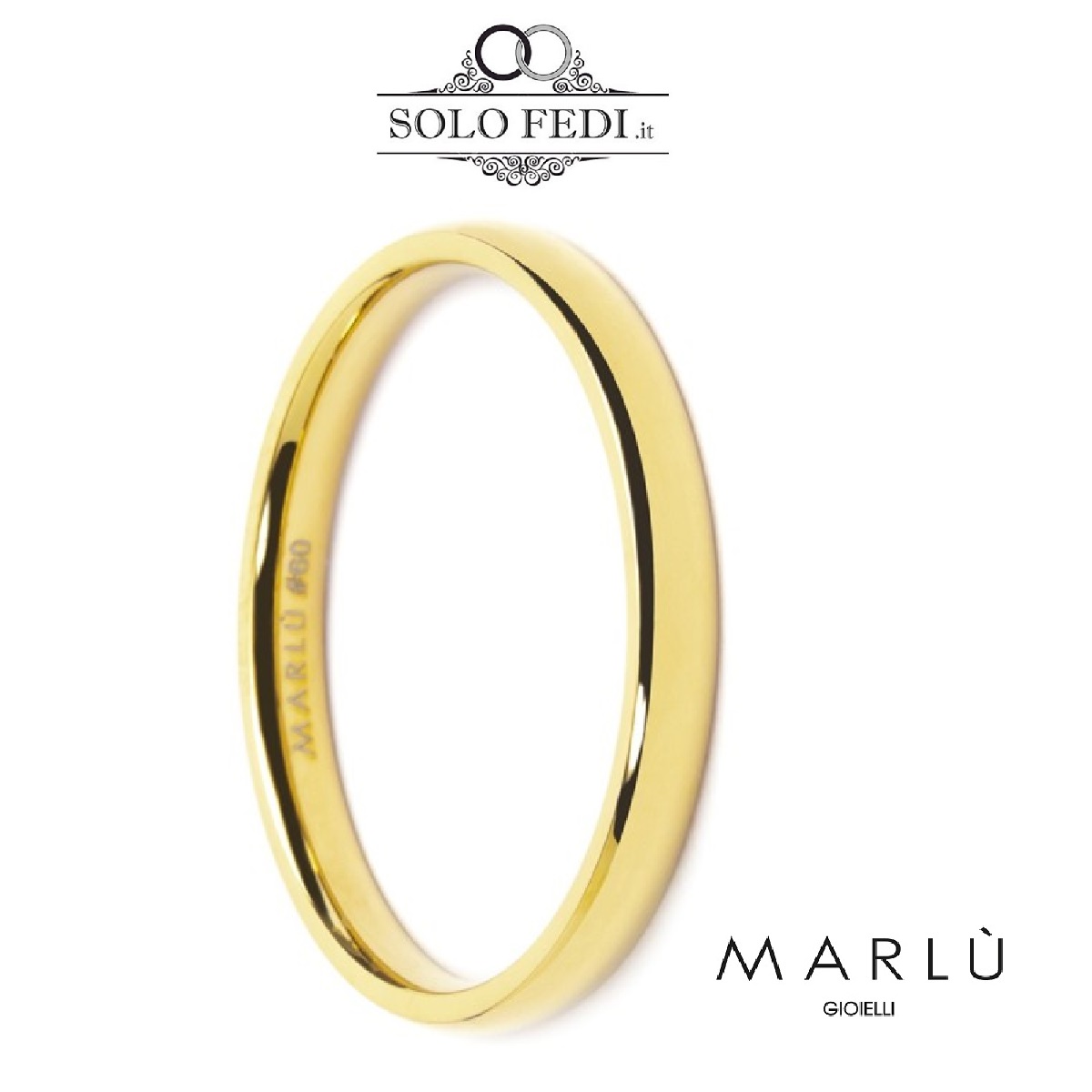 Anello Fedina acciaio color oro - Marlù - Solo Fedi Torino Anello Fedina acciaio color oro - Marlù - Solo Fedi Torino